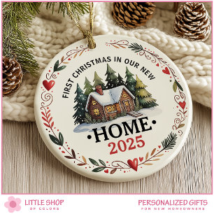Décoration En Céramique Premier Noël dans une nouvelle maison Photo person