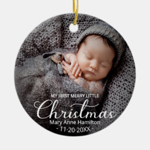 Décoration En Céramique Premier Noël de bébé Photo