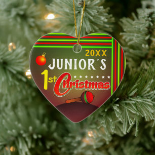 Décoration En Céramique Premier Noël du bébé