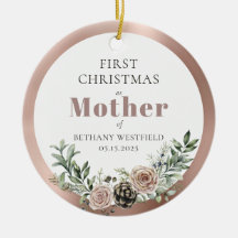 Premier Noël en tant que Mère Photo Souvenir