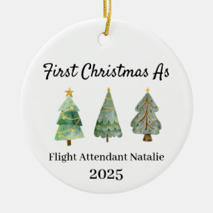 Décoration En Céramique Premier Noël en tant qu'ornement d'hôtesse de l'ai