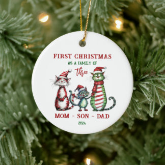 Décoration En Céramique Premier Noël En Tant Qu'Ornement Familial