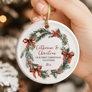Décoration En Céramique Premier Noël ensemble personnalisé