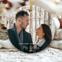 Premier Noël Mariés en tant que M. Mme 2 Photo