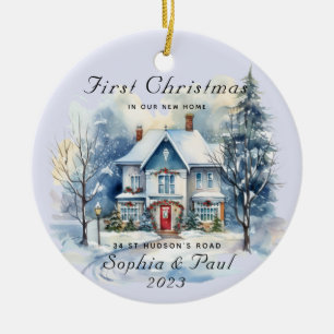 Décoration En Céramique Premier Noël Minimal Dans Notre Nouvelle Aquarelle