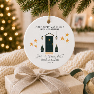 DÉCORATION EN CÉRAMIQUE PREMIER NOËL MINIMALISTE DANS NOTRE NOUVEL APPARTE