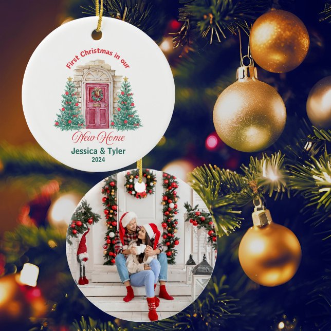 Décoration En Céramique Premier Noël personnalisé dans une nouvelle maison (Créateur téléchargé)