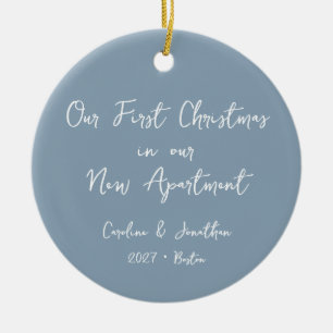 Décoration En Céramique Premier Noël personnalisé Nouvel Appartement Photo