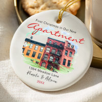 premier noël photo d'appartement personnalisée
