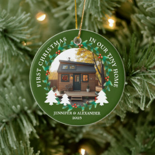 Décoration En Céramique Première Noël dans notre photo de Tiny Home