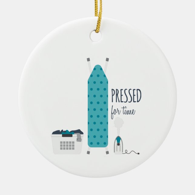 Décoration En Céramique Pressé pour le temps (Devant)