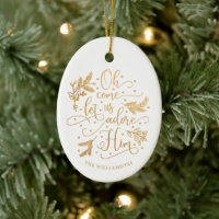 Pretty Gold Pine | Oh Venez Adore-nous | Nom