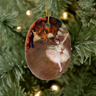 Décoration En Céramique Prima Ballerina, Rosita Mauri par Edgar Degas