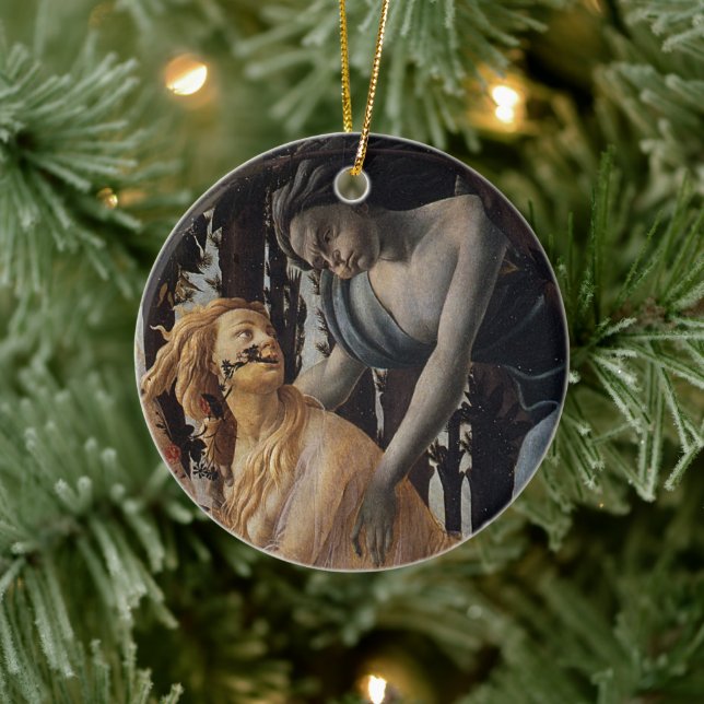 Décoration En Céramique Primavera, Chloris et Zéphyr, Sandro Botticelli (Arbre)