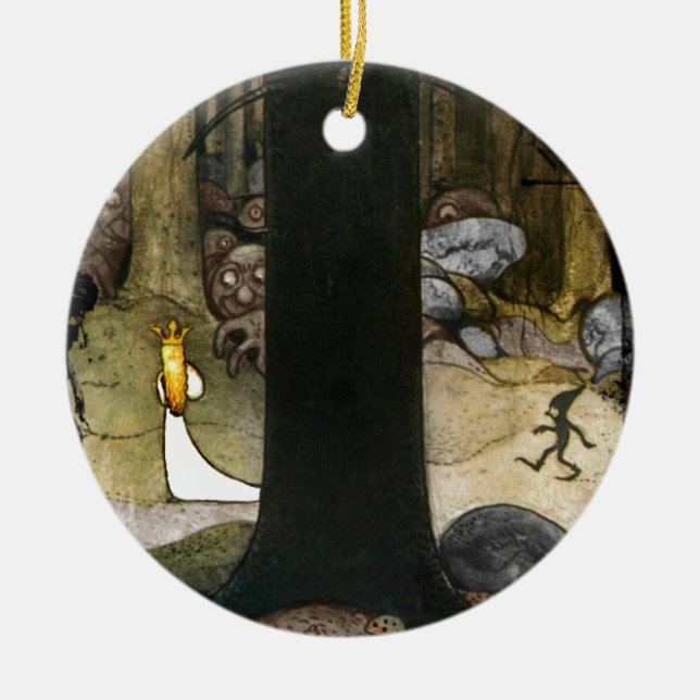 Décoration En Céramique Princesse dans les bois (Devant)