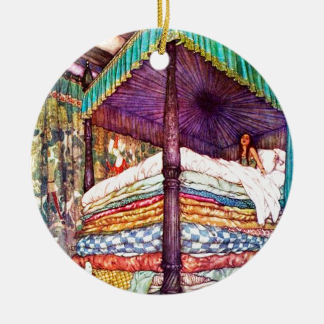 Décoration En Céramique Princesse et Pea (Devant)