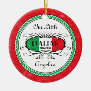 Décoration En Céramique Princesse italienne Photo Ornament