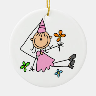 Décoration En Céramique Princesse royale rose