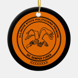 Décoration En Céramique Prison des politiciens de l'Illinois