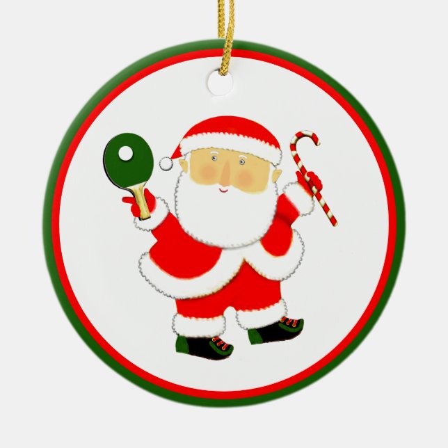 Décoration En Céramique Prix de la fête de Noël Ping Pong (Devant)