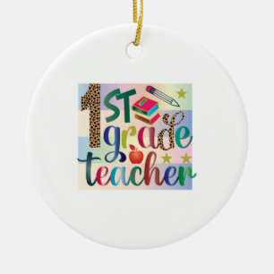 Décoration En Céramique Professeur Cadeaux Enseignant de première année