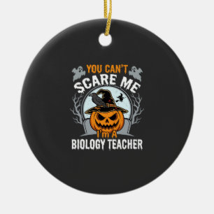 Décoration En Céramique Professeur de biologie Halloween Vous ne pouvez pa