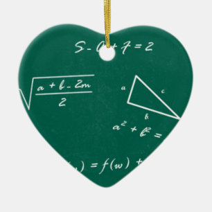 Décoration En Céramique professeur de mathématiques algebra geek