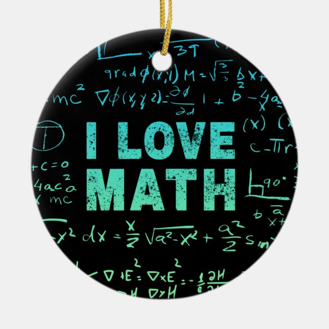 Décoration En Céramique Professeur De Mathématiques Ou Professeur De Mathé (Devant)