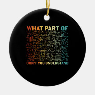 Décoration En Céramique Professeur De Mathématiques Quelle Partie Des Mat