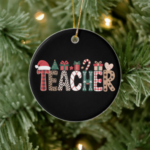 Décoration En Céramique Professeur Noël Vie Enseigner Amour Inspirant