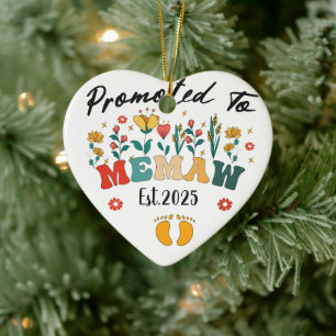 Décoration En Céramique Promu à Memaw est. 2025 : Une année spéciale pour 