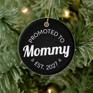 Décoration En Céramique Promue Maman dès 2027 Annonce de Nouvelle Maman Je