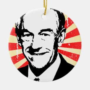 Décoration En Céramique Propagande de Ron Paul