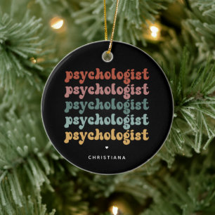 Décoration En Céramique Psychologue personnalisé Psychologie rétro