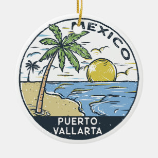 Décoration En Céramique Puerto Vallarta Mexique Vintage