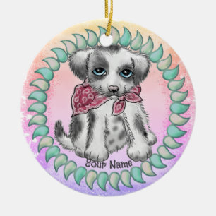 Décoration En Céramique Pupper Chien