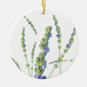 Décoration En Céramique Purple Lavender Flower Décor