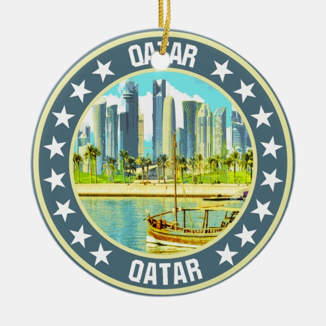 Décoration En Céramique Qatar (Devant)
