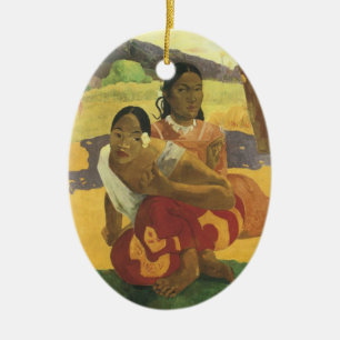 Décoration En Céramique Quand te maries-tu ? de Paul Gauguin, Art ancien