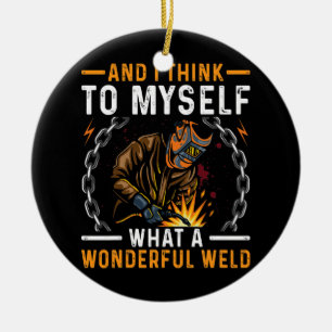 Décoration En Céramique Quel magnifique costume de soudure drôle de soudur