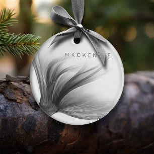 Décoration En Céramique Queue d'huile de sirène   Silver Faux Chrome Perso