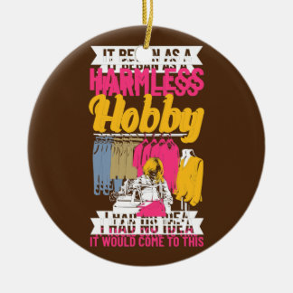 Décoration En Céramique Quote de citation couture Fabric Vendeur