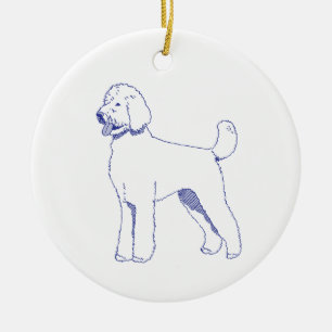 Décoration En Céramique Race de chien Goldendoodle