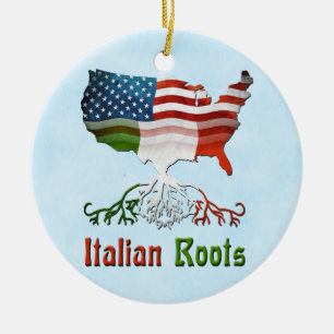 Décoration En Céramique Racines américaines italiennes