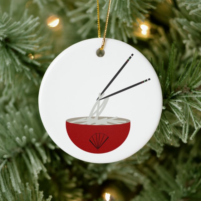 Décoration En Céramique Ramen Noodles Asian Bowl Party (Arbre)