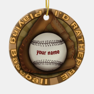 Décoration En Céramique Rather play baseball