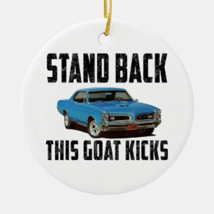 Décoration En Céramique Reculez les éruptions de cette chèvre vraiment