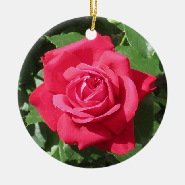 Décoration En Céramique Red Rose (Devant)