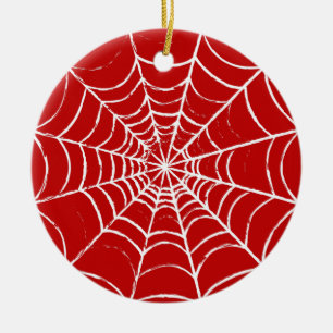 Décoration En Céramique Red Web