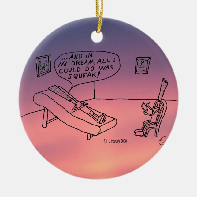 Décoration En Céramique Reed Psychologue White (Devant)